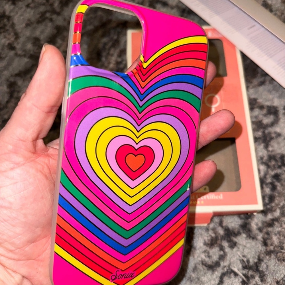 Sonix Multicolor Heart Pattern Phone Case
